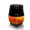 MegaChef 3.5qt. Sleek Black Airfryer & Multicooker With 7 Pre-programmed Settings